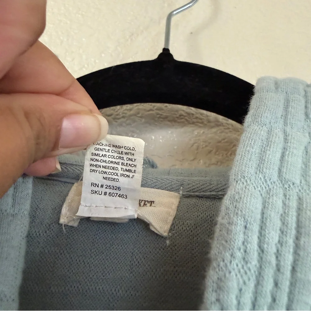 World‎ Market Light Blue One Size Jacket